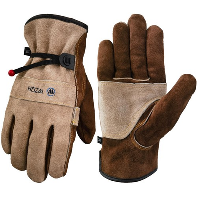 #ad Leather Work Gloves for Men or Women. Medium Glove for Gardening Tig Mig Wel... $13.00