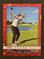 2025 Panini Caitlin Clark Chronicled Caitlin Clark #95 Snapshots Red Cracked Ice