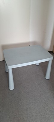 IKEA Mammut hellblau Kindertisch und 2 Hocker