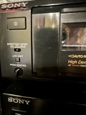 Sony TC-WE435 Stereo Cassette Deck.  New belt Refurbished !!