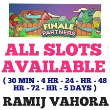 All Type Of Slots - Finale Partners Event 100 Guarantee Partner Event