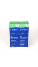 Lot Of 2 Differin Daily Deep Cleanser 5 Sensitive Skin Formula 4.0oz Exp:02/25 