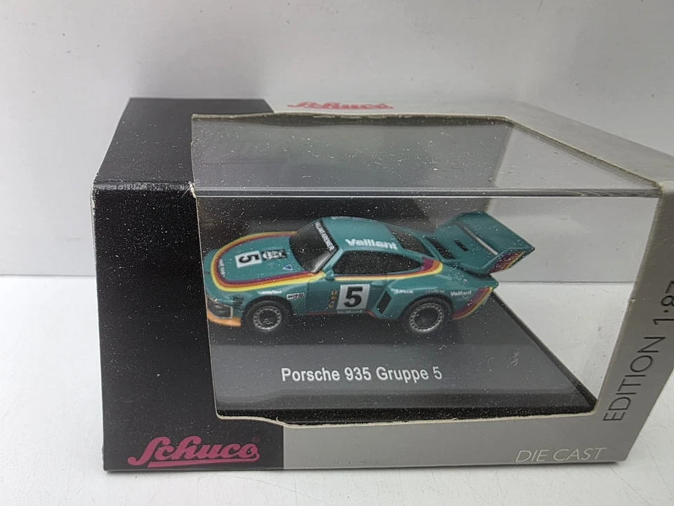 H0/ 1:87 - Schuco- Porsche 935 Gruppe 5 Vaillant #5 25478 in OVP/ 2 G 616 - Bild 1 von 1