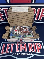 ⚾️ 🏈 🏀 Full Small Flat Rate Box-Base, RC’s, Relics, Inserts  Autos, Stars, HOF