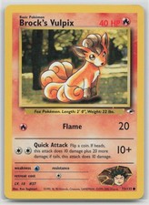 Brock's Vulpix 73/132 Common Gym Heroes Pokemon Unlimited Moderately Played on eBay
