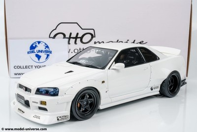 Otto Mobile - 1:18 Nissan Skyline GT-R (R34) KRC Body Kit Pearl