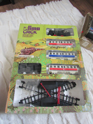 Lima Crick 8 Uhrwerk Vintage Zugset voll funktionsfähig mit Ket
