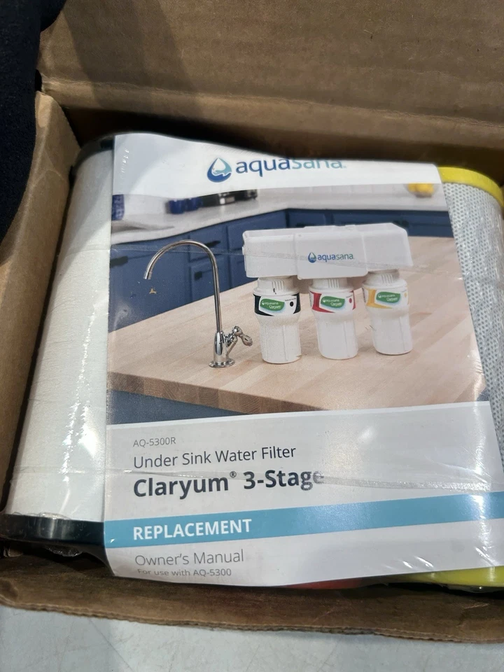 Aquasana AQ-5300R 3-Stage Under Sink Water Filter Replacement Cartridges - Image 3 of 4