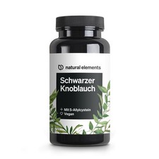 natural elements Schwarzer Knoblauch – 45 Kapseln mit je 600mg