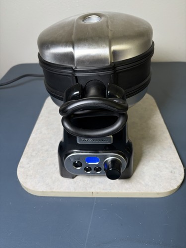 KitchenAid KWB110OB Rotating Belgian Waffle Maker Double Sided Stainless Steel
