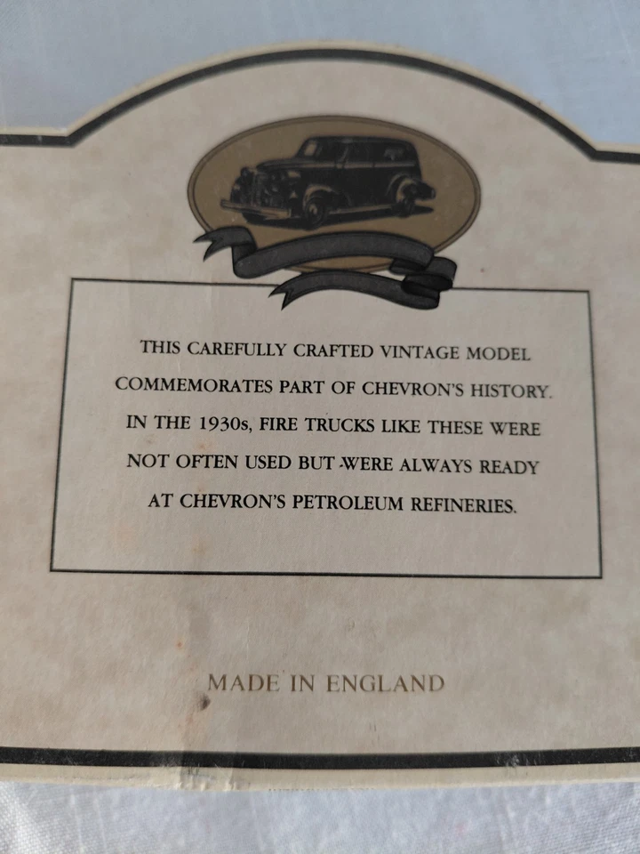 #1 Lledo Die-Cast X 3, 1934 Dennis-1936 Farm Delivery-1921 Chevron Pearl Oil Van - Image 4 of 4