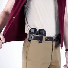 US Tactical Concealed Carry IWB Single Magazine Pouch for 9mm .40 .45 .380 .357