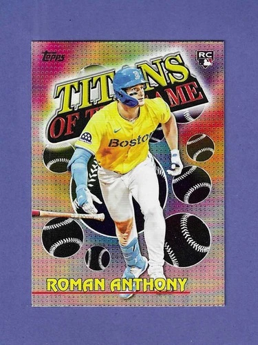 ROMAN ANTHONY_2026 TOPPS SERIES I  ROOKIE CARD_TITANS OF THE GAME_RED SOX_#TOG-9