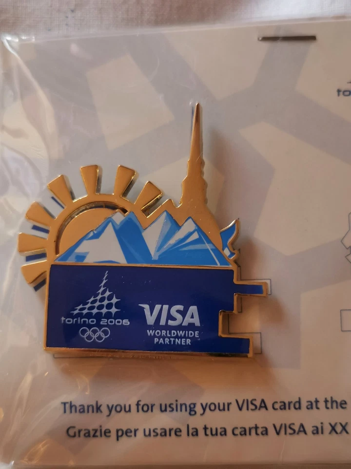 Torino 2006 Winter Olympic Games Rare Puzzle Official PINS VISA Sponsored N.O.S - Image 3 of 3