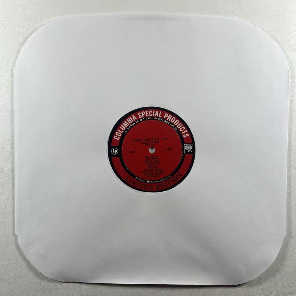 Various ‎- Hootenanny '64 LP Columbia CSP-128 Bob Dylan Johnny Cash Pete Seeger - Image 3 of 4