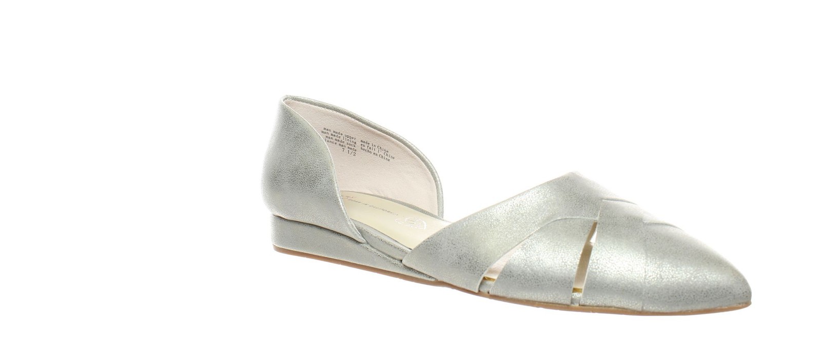 BC Footwear Womens Focal Point Pewter D Orsays Size 75 5090₽