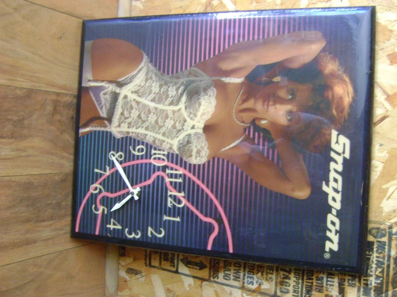 Rare Snap On Tool Vintage 1980 Collectible Advertising Wall ClocK