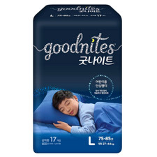 GoodNites Boys Overnight Underwear Size L 17ct Bedwetting Korea Diaper