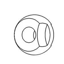 83928470 E0NN557AA Lower Lift Arm Ball Fits CAT 1 TN Series TN55 TN55D