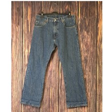 Levis Strauss 517 Jeans Mens 34x29 Blue Bootcut Denim Mid Rise Medium Wash