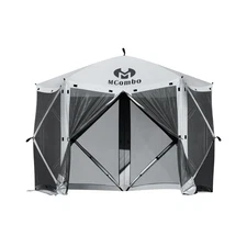 MCombo 10x10ft 5-Sided Pop-Up Gazebo Tent Only, Screened Outdoor Shelter with...