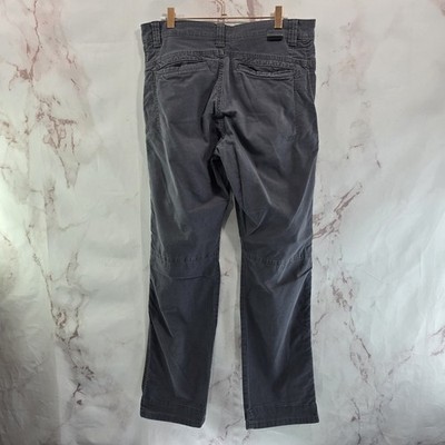 Wrangler Pants Mens 32 X 32 Gray Straight Leg Regular Taper All Terrain ATG