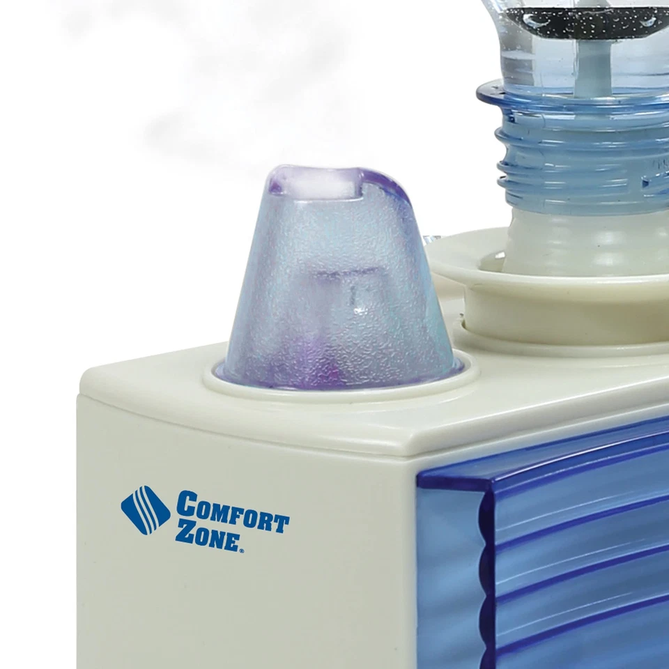 Portable Ultrasonic Humidifier Whisper Quiet Travel Size Filter Free Design - Image 3 of 4