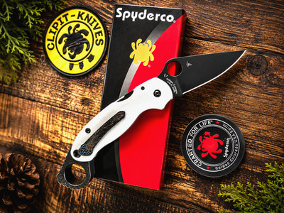 NEW! USA MADE   Spyderco Para 3 Custom Knife S30V Blade Aluminum Handle Ti Hard