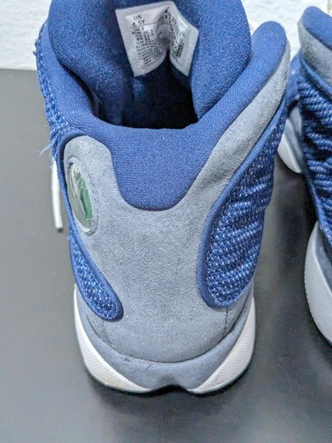 Nike Air Jordan 13 Retro GS Azul Marino Blanco 884129-404 Talla 4.5Y Tenis Juveniles - Imagen 10 de 12