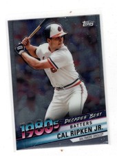 2020 Topps Decades' Best Chrome #DBC-44 Cal Ripken Jr Insert