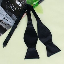 Elegant Classic Men  's Tuxedo Bow Tie Suit Bow Tie - Black