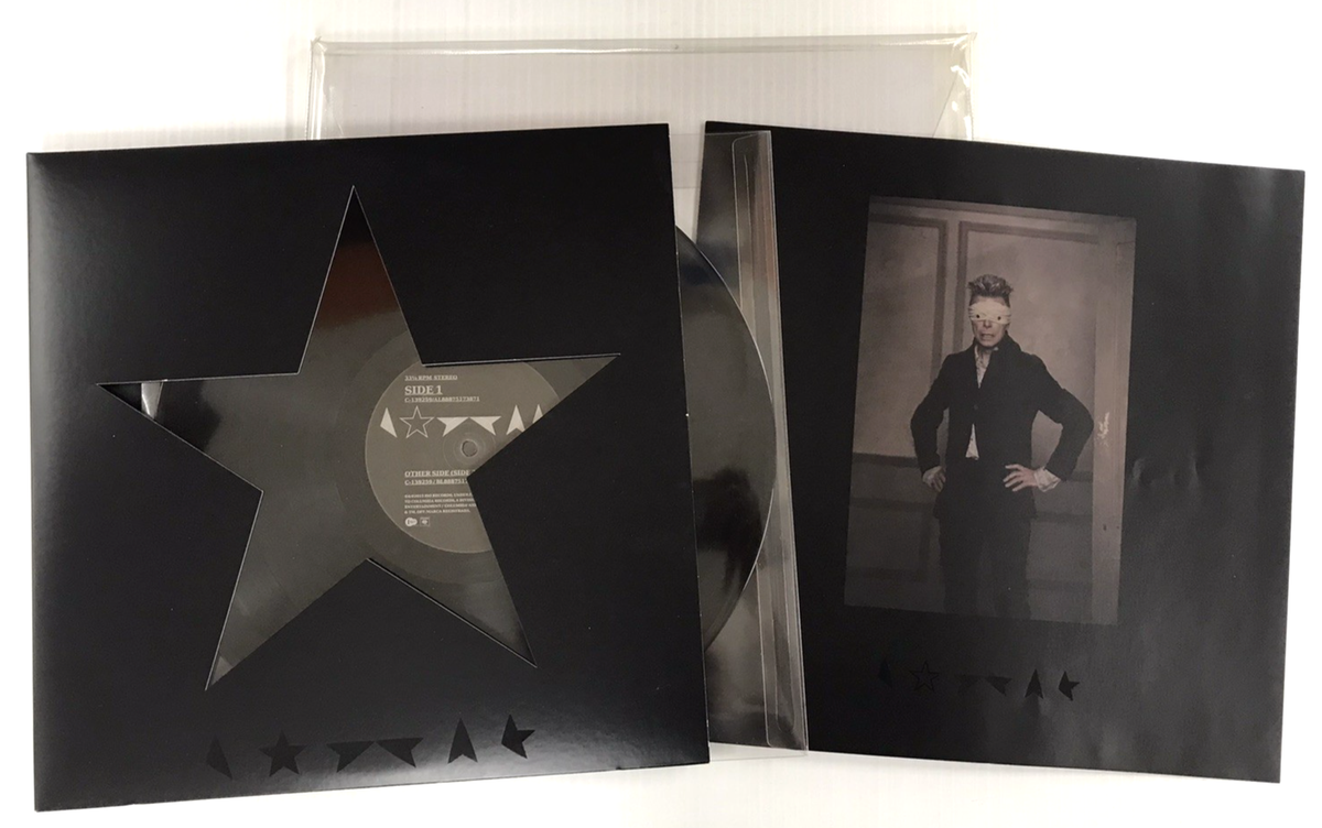 DAVID BOWIE (Blackstar) 2016 Black Vinyl LP **Like New Condition