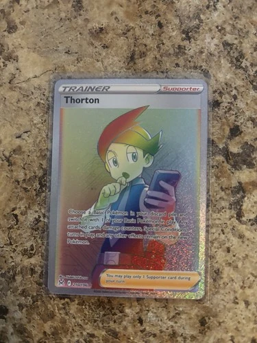 Thorton Secret Rare 210/196 Swsh11: Lost Origin Rainbow English NM