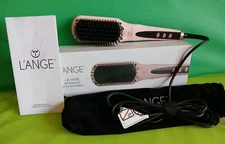 L'ange Le Vite Hair Brush Straightener Pink Lange Thermal Ion Ceramic Heat