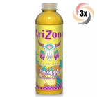 3x Bottles Arizona Pineapple Flavor Fruit Juice Cocktail | 20oz | 100% Natural