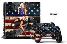 Designer Skin for PS4 Playstation 4 Console System  Controllers WW2