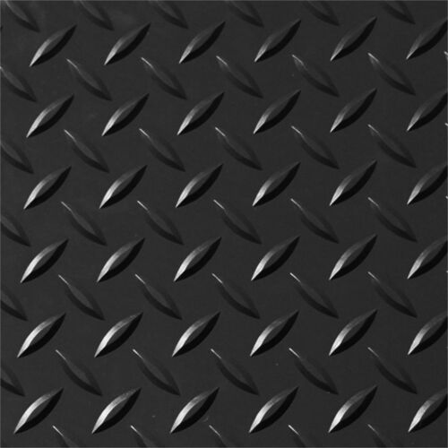 Checker Patterned Rubber Flooring Matting for Garage, Van or Car Roll Mat - Picture 2 of 3