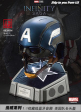 Captain America Helmet Mask 1:1 Wearable Marvel Collection Cosplay Prop Gift New