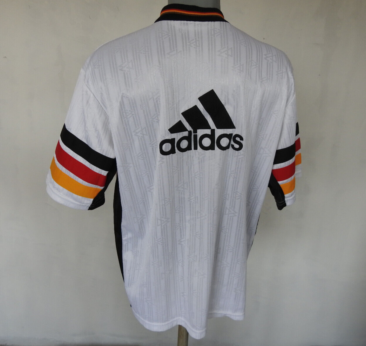 Germany Vintage Training Jersey 1996 1998 Adidas White Shirt Size