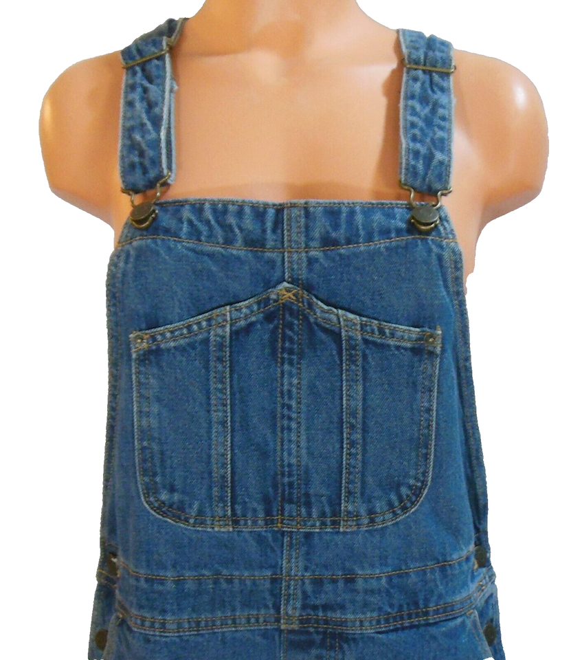 Old Navy Jean Bib Overalls 8 MedDark Wash Women VGUC eBay