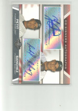 2007 TOPPS CO-SIGNERS DUAL AUTOGRAPHS #PS YUSMEIRO PETIT/ANIBAL SANCHEZ