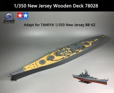 TAMIYA 1/350 US Battleship USS New Jersey BB-62 Wooden Deck 78028
