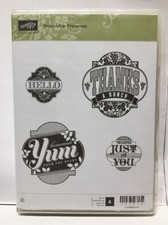 Stampin Up Retired Set Friendship Preserves NIP