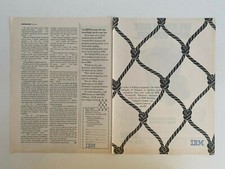 IBM System/38 Computer System Vintage 1985 Print Ad