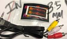 RCA AUDIO VIDEO AV INPUT OUTPUT CABLE ELBOW PLUG FOR LAWMATE PV-1000 PV1000-800