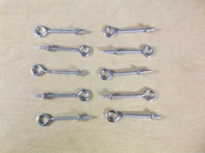 NEW Lot of 10 3" 7.5CM Eye Bolts with Nuts 766P161  *FREE SHIPPING*