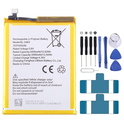 Für Infinix Smart 2 HD X609 Ersatzakku BL-34BX 3500mAh