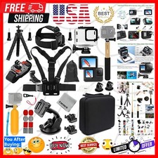 Accessory Pack for Go Pro 13 12 11 10 9 Hero, Full Essential Accessories Kit ...