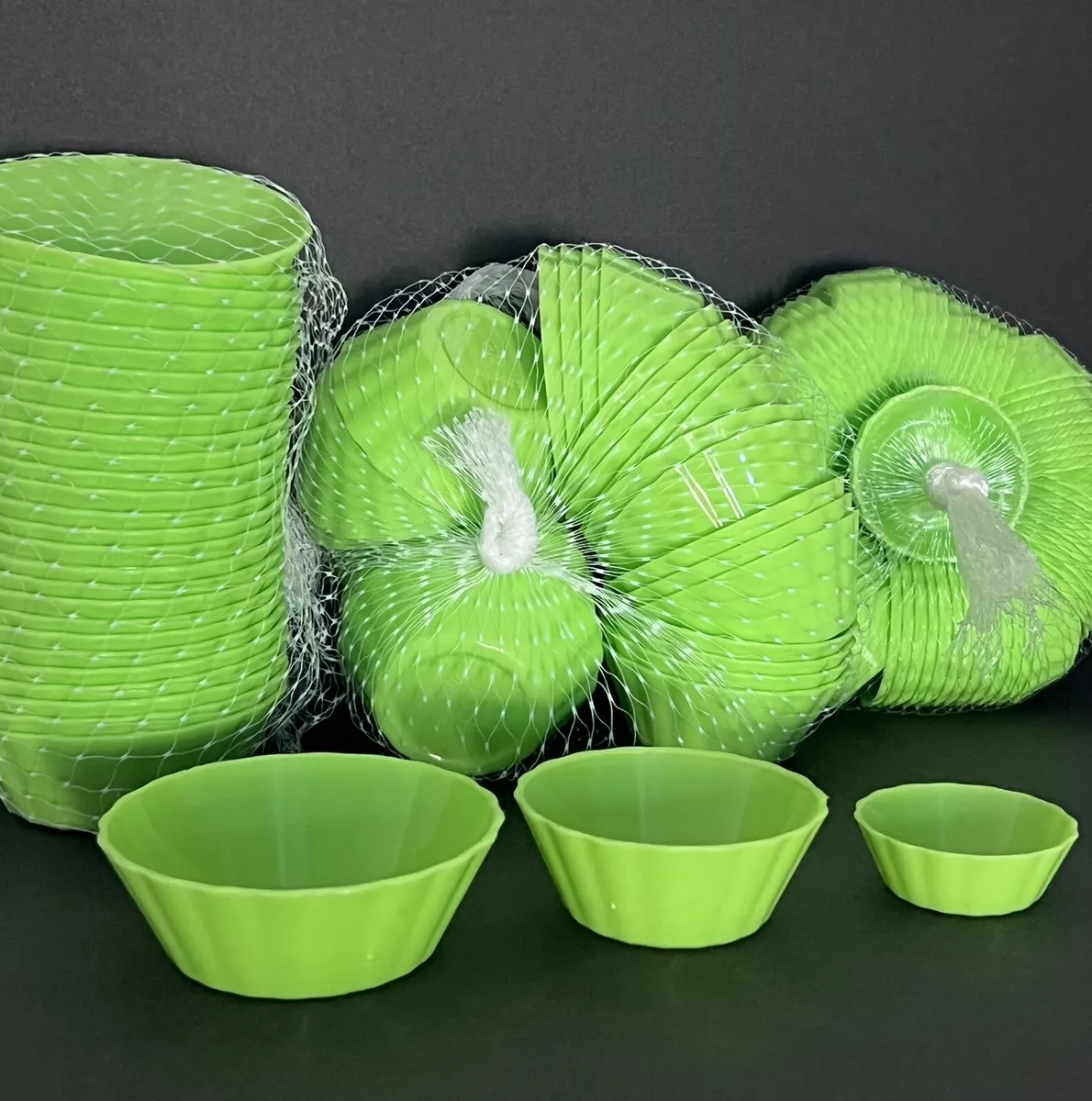 15pcs Puto Molder Pichi Pichi Kutsinta Plastic Mold 2.75 Lime
