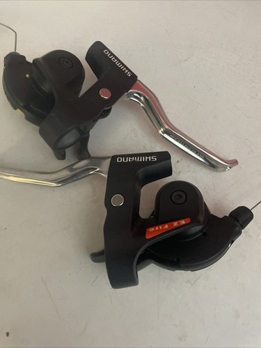 NOS Shimano SB-CT91 Altus Ez Fire Pair 7/3 Speed Gear & Brake Bicycle Shifters - Picture 9 of 9